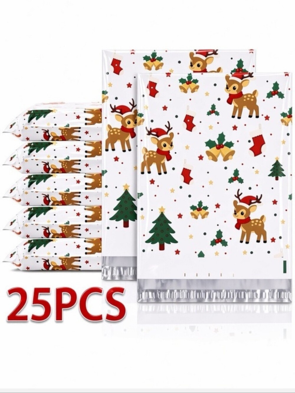 Christmas Poly Mailers
